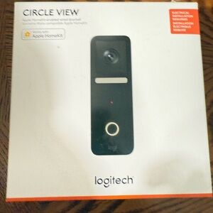 Logitech Circle View Doorbell with Black Finish